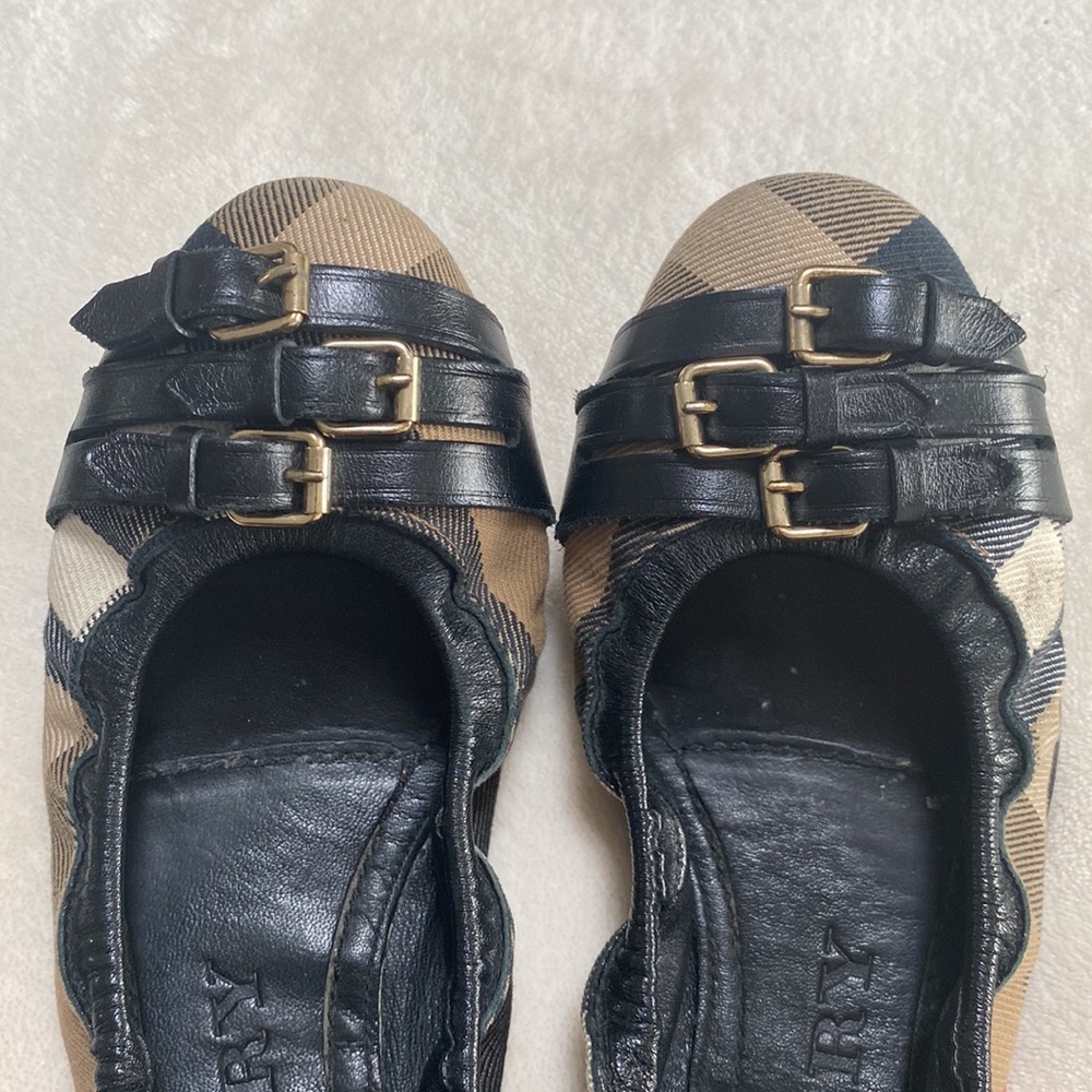 COPY - Burberry plaid print ballet flats - Picture 2 of 6